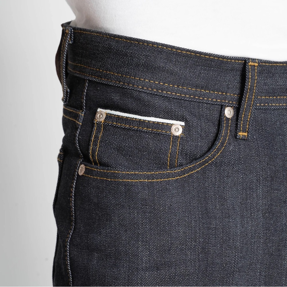 Naked & Famous Denim Weird Guy Left Hand Twill Selvedge Raw Japanese Jeans Sz 30 - Picture 3 of 8